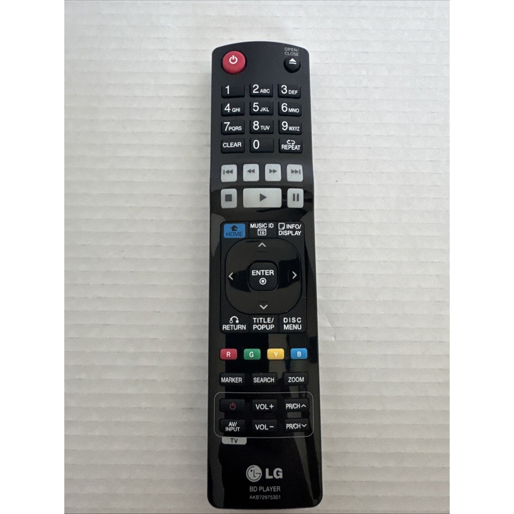 LG Blu-Ray AKB72975301 Replace Remote Control Fit For BD572 BD590‎ BD590C BX585